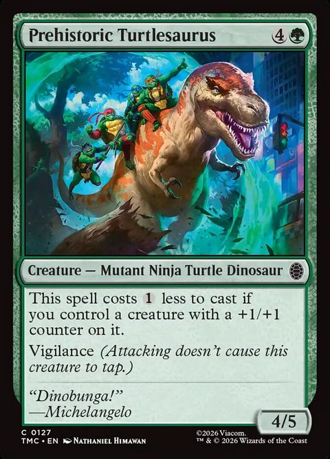 Turtlesaurus Prehistoric Turtlesaurus (127)| Magic: The Gathering Card – Mythics.