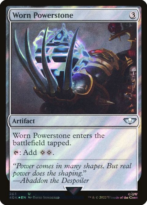 263★-wornpowerstone