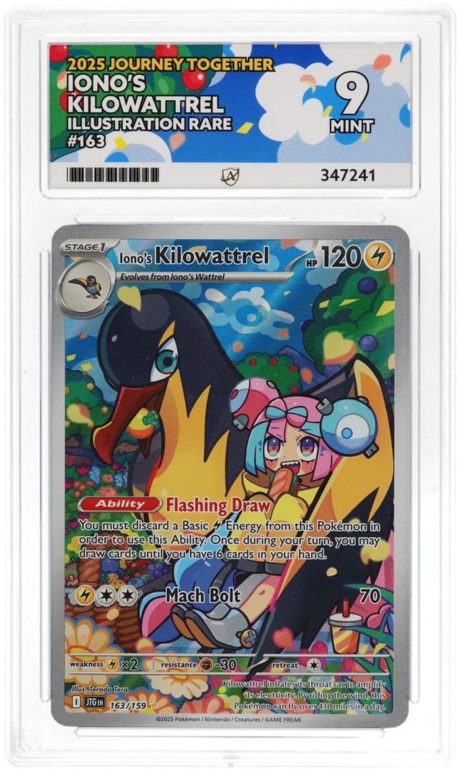 Iono's Kilowattrel - Journey Together 163 - Graded ACE 9