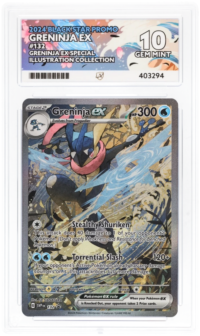 Greninja EX - Black Star Promo SVP 132 - Graded ACE 10