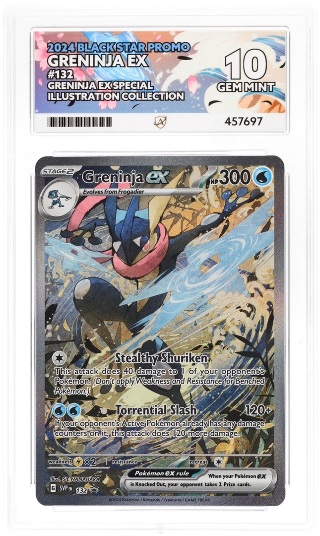 Greninja EX - Black Star Promo SVP 132 - Graded ACE 10