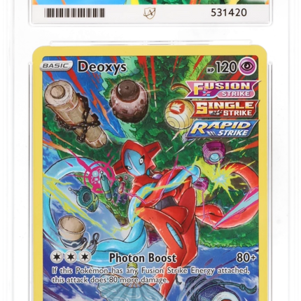 Deoxys - Crown Zenith GG12 - Graded ACE 9