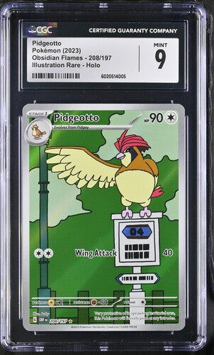 Pidgeotto - Obsidian Flames 208 - Graded CGC 9