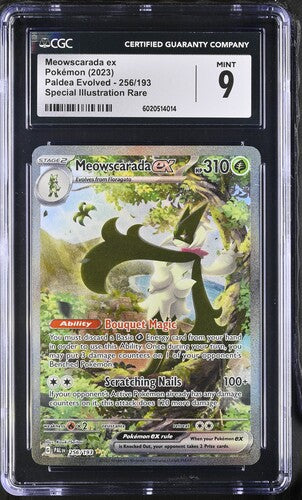 Meowscarada EX - Paldea Evolved 256 - Graded CGC 9