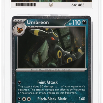 Umbreon - Prismatic Evolutions 59 Costco Excl. Cosmos Holo - Graded ACE 10