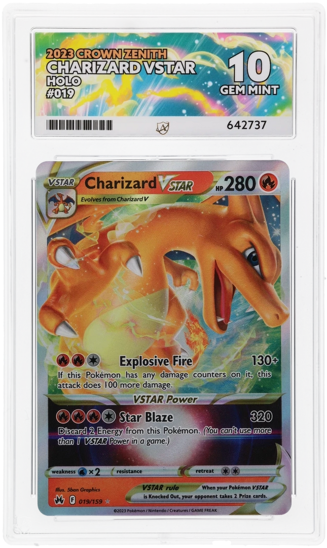 Charizard VSTAR - Crown Zenith 19 - Graded ACE 10