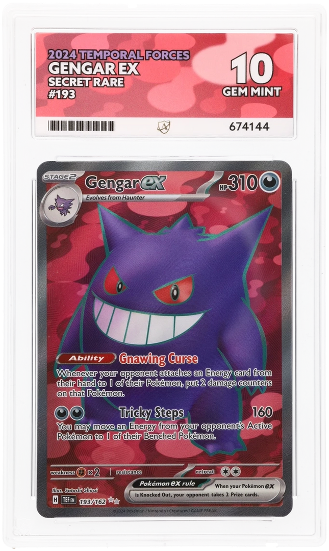 Gengar Ex (193) - Graded ACE 10