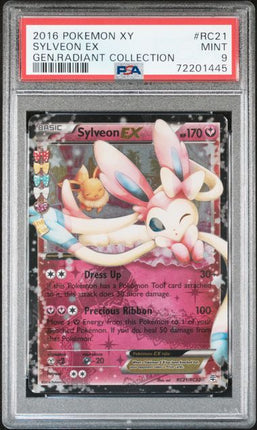 Sylveon EX - Radiant Collection RC21 - Graded PSA 9