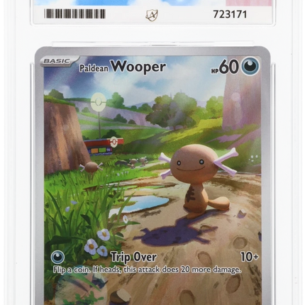 Paldean Wooper - Phantasmal Flames 102 - Graded ACE 10