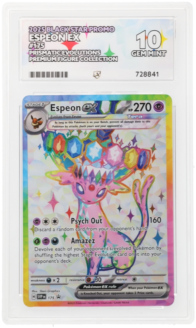 Espeon EX - Black Star Promo SVP 175 - Graded ACE 10