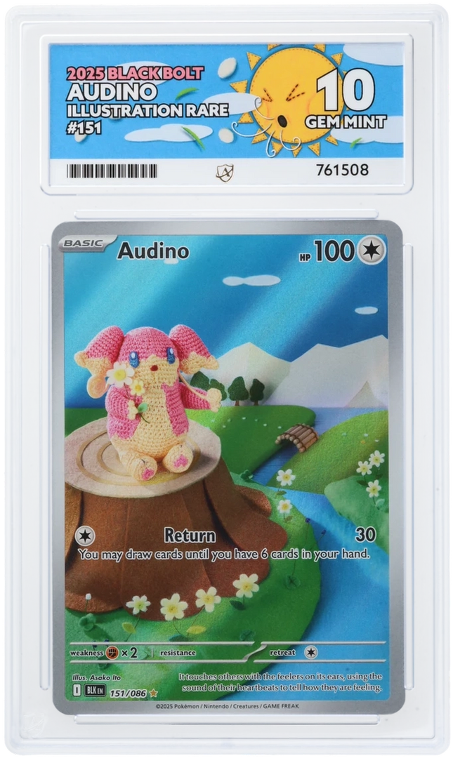 Audino - Black Bolt 151 - Graded ACE 10