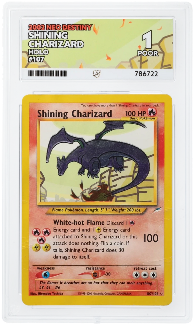 Shining Charizard (107) - Graded ACE 1
