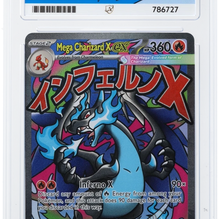Mega Charizard X Ex - Black Star Promo MEP 023 - Graded ACE 10
