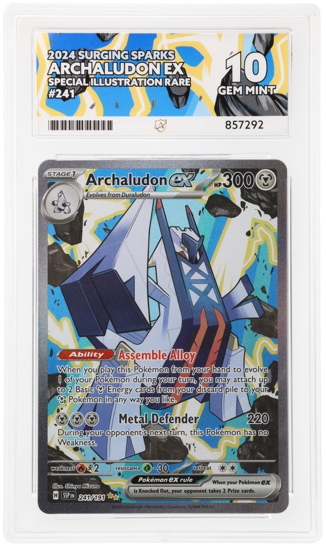 Archaludon EX - Surging Sparks 241 - Graded ACE 10
