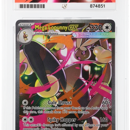Mega Lopunny EX - Phantasmal Flames 128 - Graded ACE 9