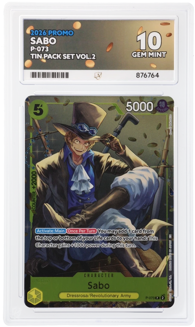 Sabo - Tin Pack Set Vol.2 P-073 - Graded ACE 10