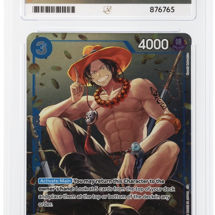 Portgas.D.Ace - Tin Pack Set Vol.2 P-074 - Graded ACE 8