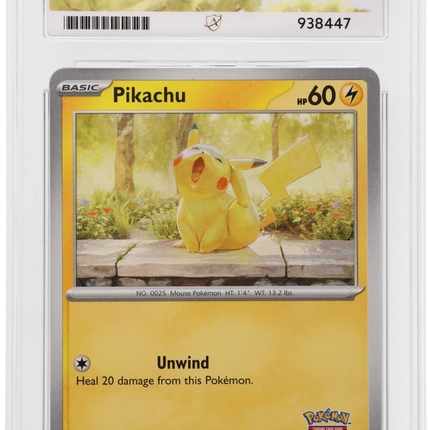 Pikachu - Black Star Promo SVP 214 - Illustration Contest - Graded ACE 10