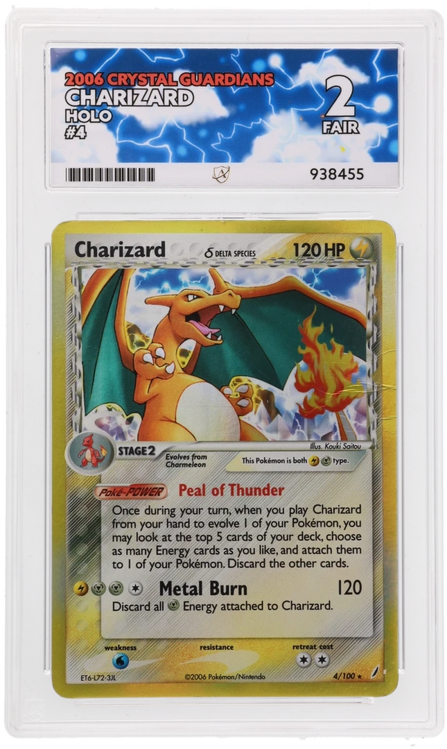 Charizard Delta Species - Crystal Guardians 4 - Graded ACE 2