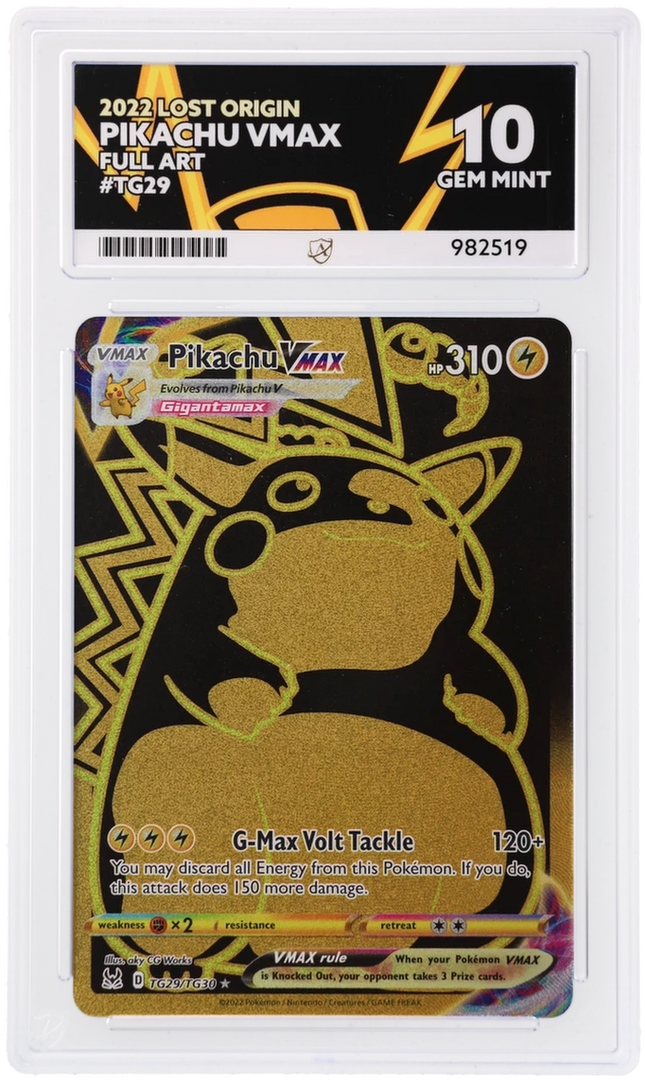 Pikachu VMAX - Lost Origin TG29 - Graded ACE 10