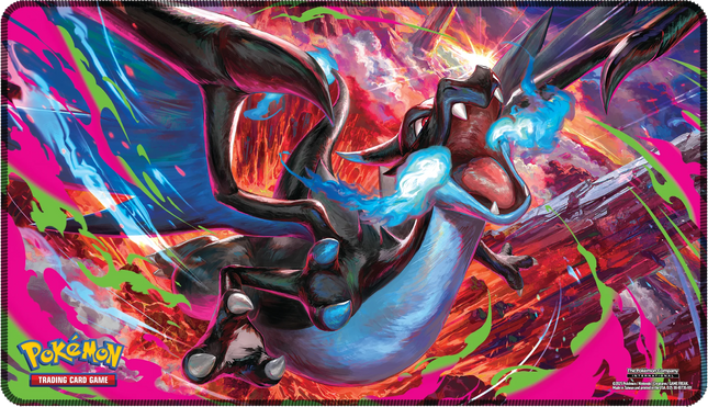 Pokemon Mega Charizard X Playmat