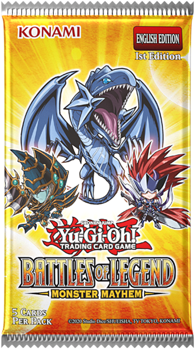Battles of Legend Monster Mayhem 1st Edition Booster Pack