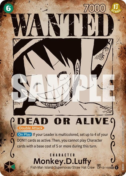 op13-118-monkeydluffy118wantedposter
