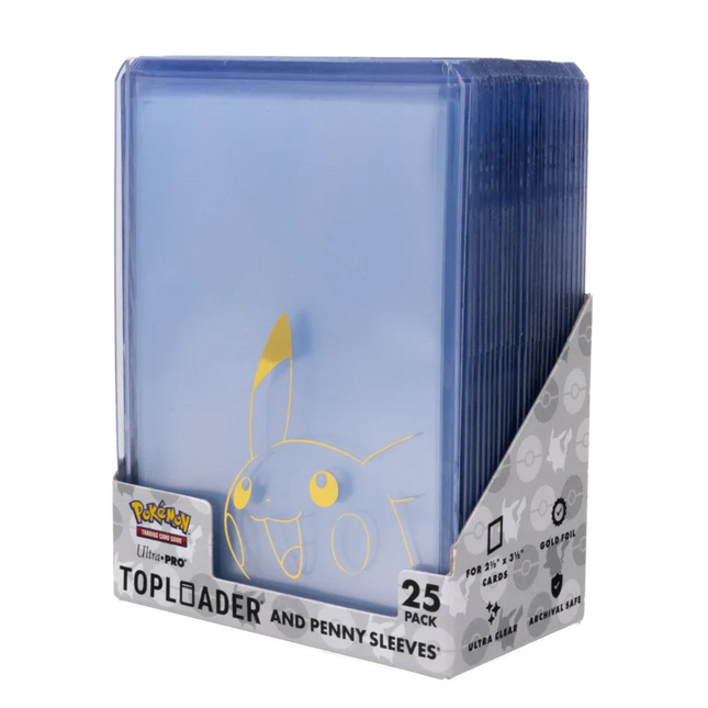 Ultra Pro Pikachu Toploader and Penny Sleeves Combo Pack
